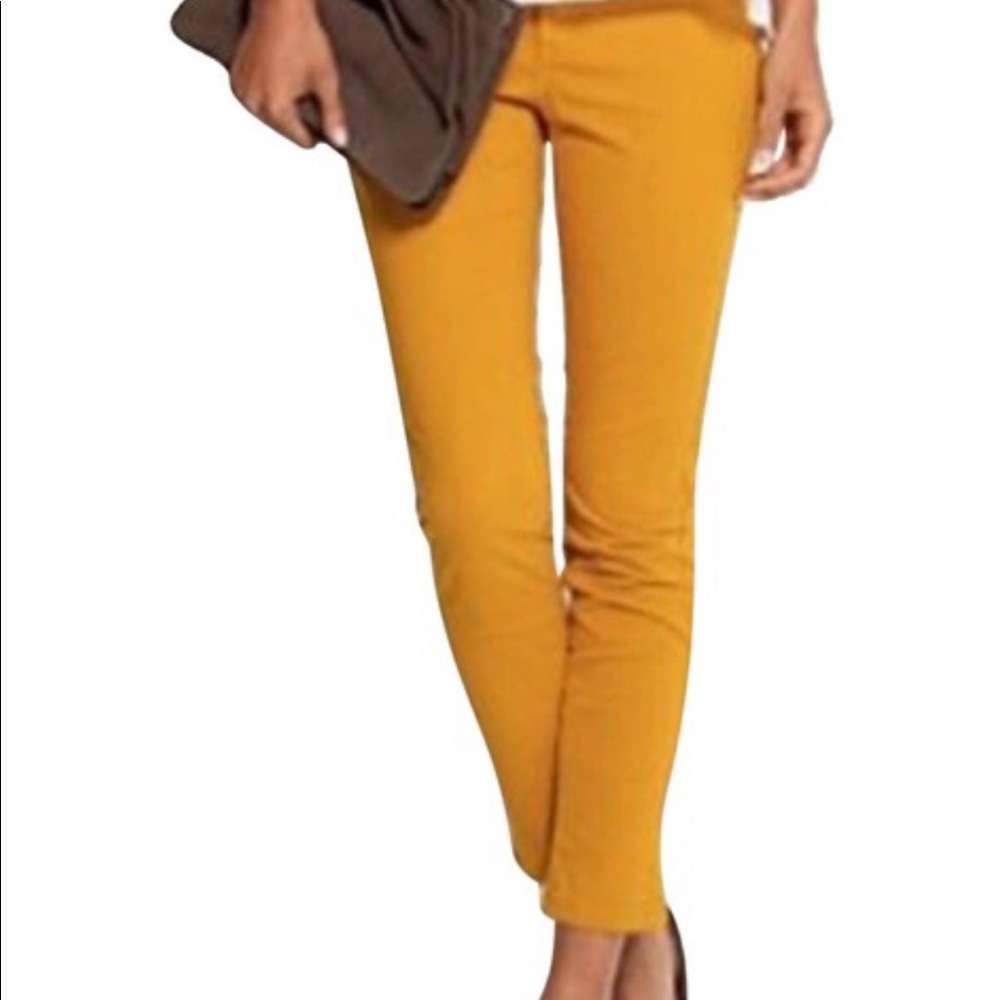 Artisan NY Mustard Skinny Jeans